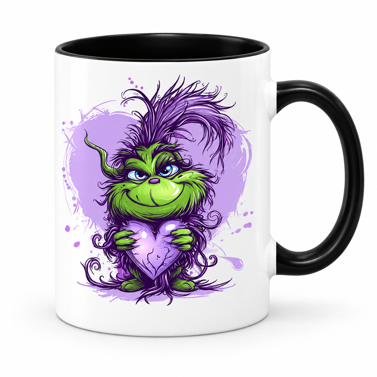 Simpli Must Have Purple Grinch Xmas Mug