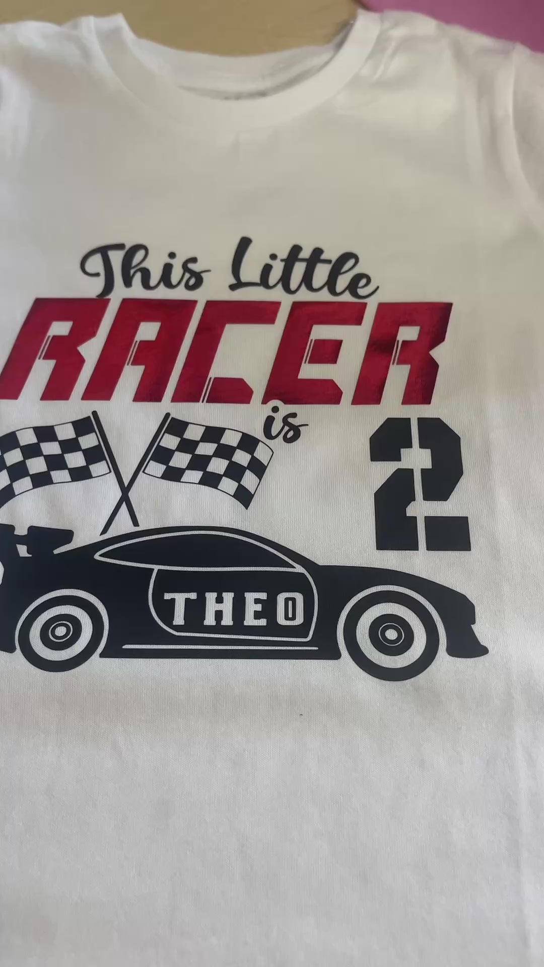Racer Tshirts Personalised
