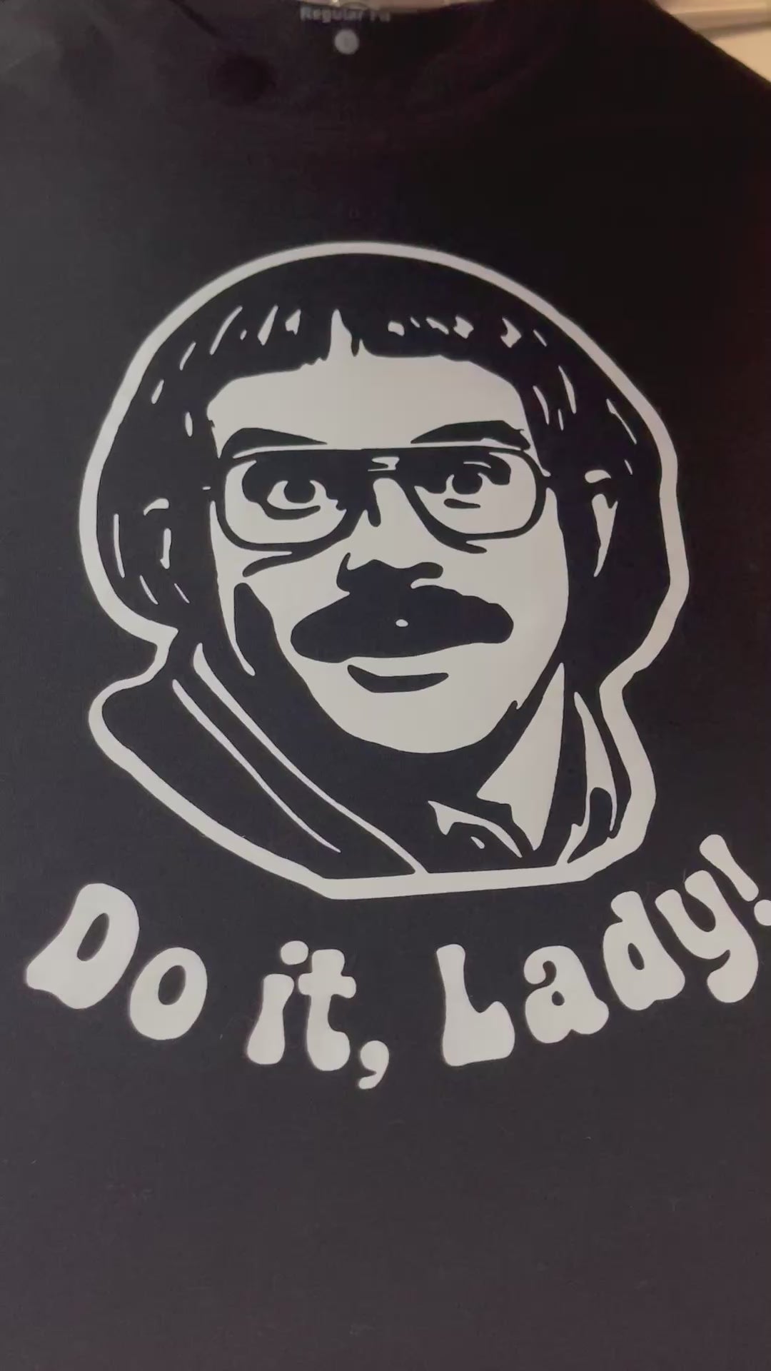 Chit Do It Lady Black T-Shirt