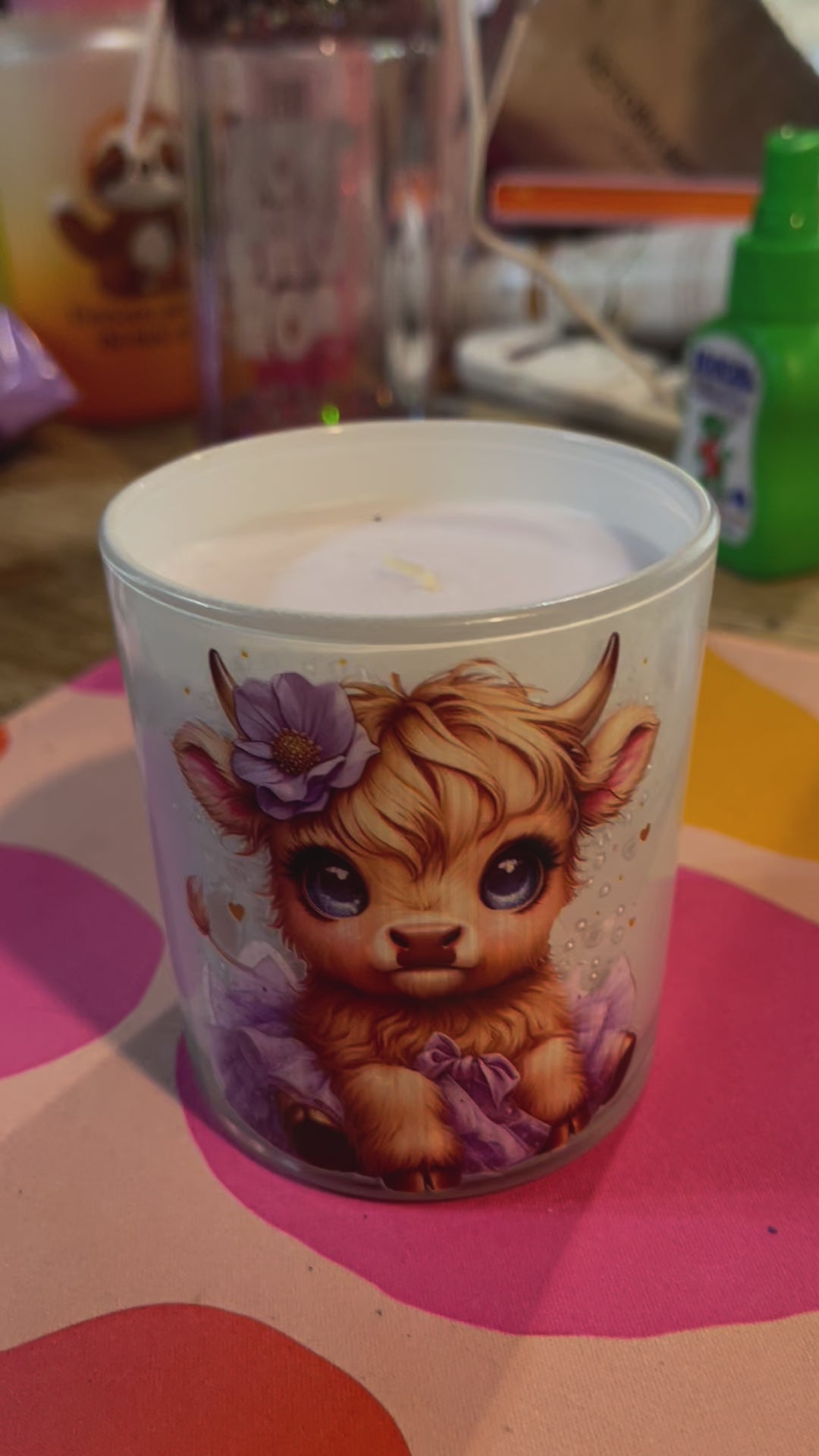 Highland Cow CANDLE