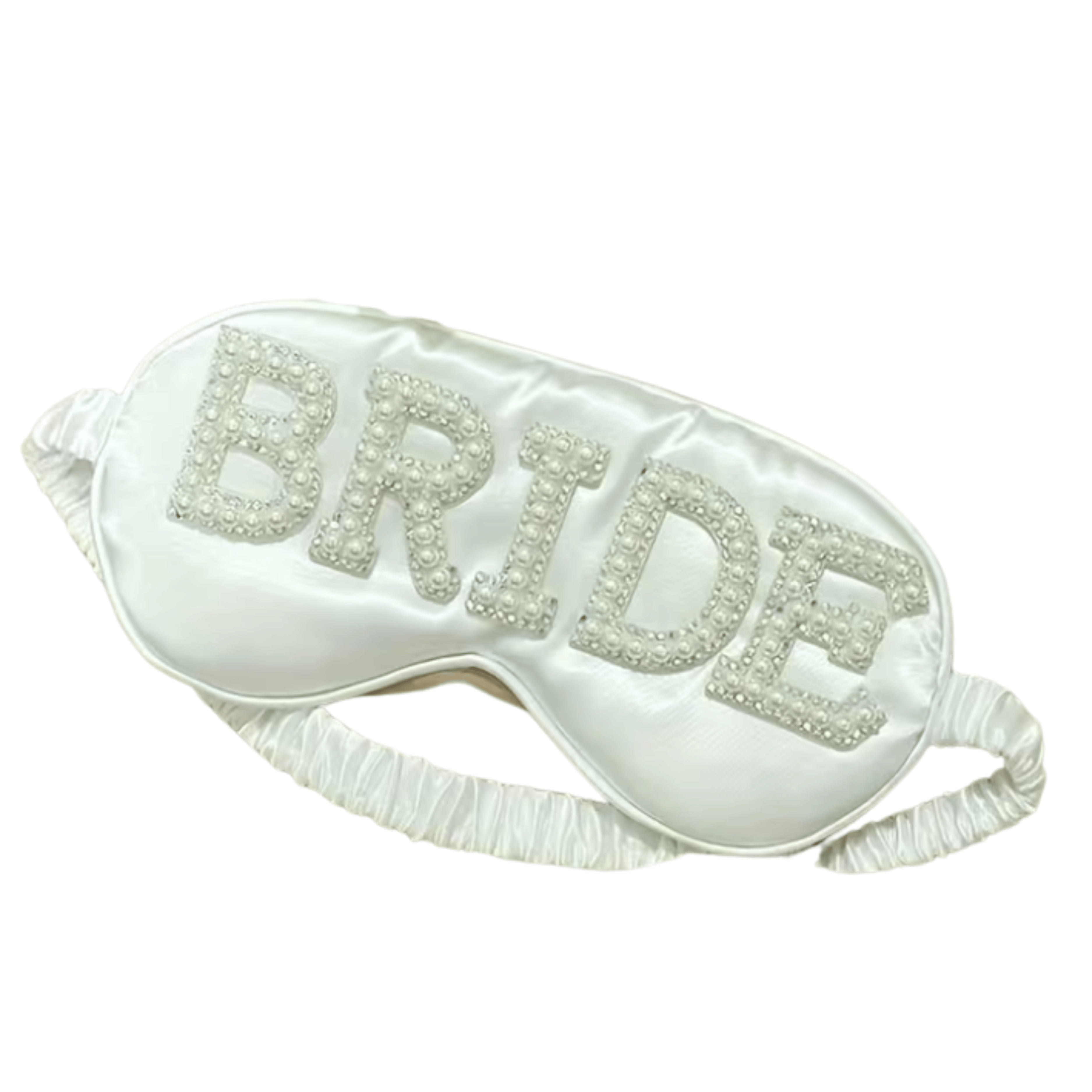 Simpli Must Have Bride Sleep Mask BRIDE Sleep Mask - Diamonte and Pearl feature