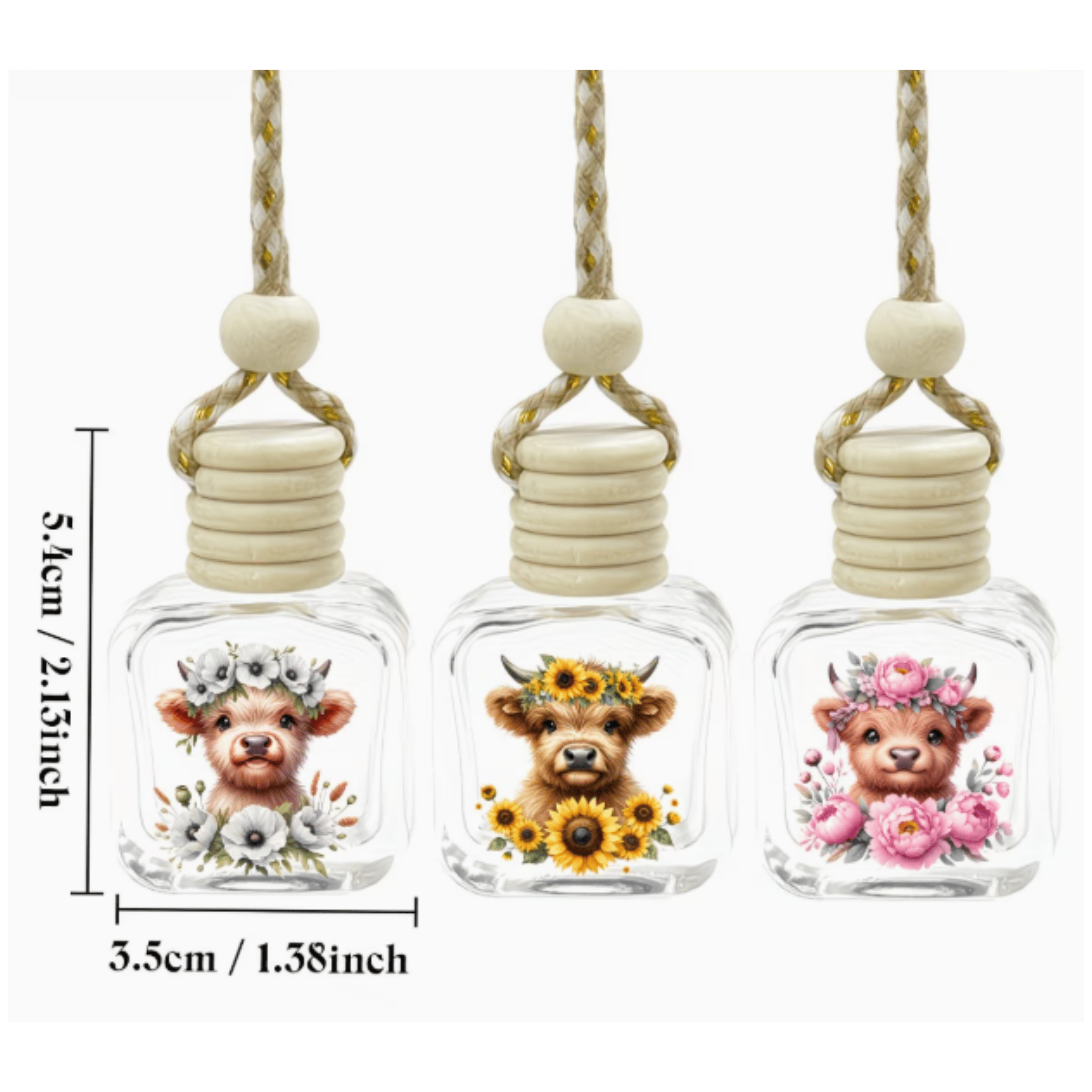 Simpli Must Have Car Diffuser Highland Cow Car Diffuser