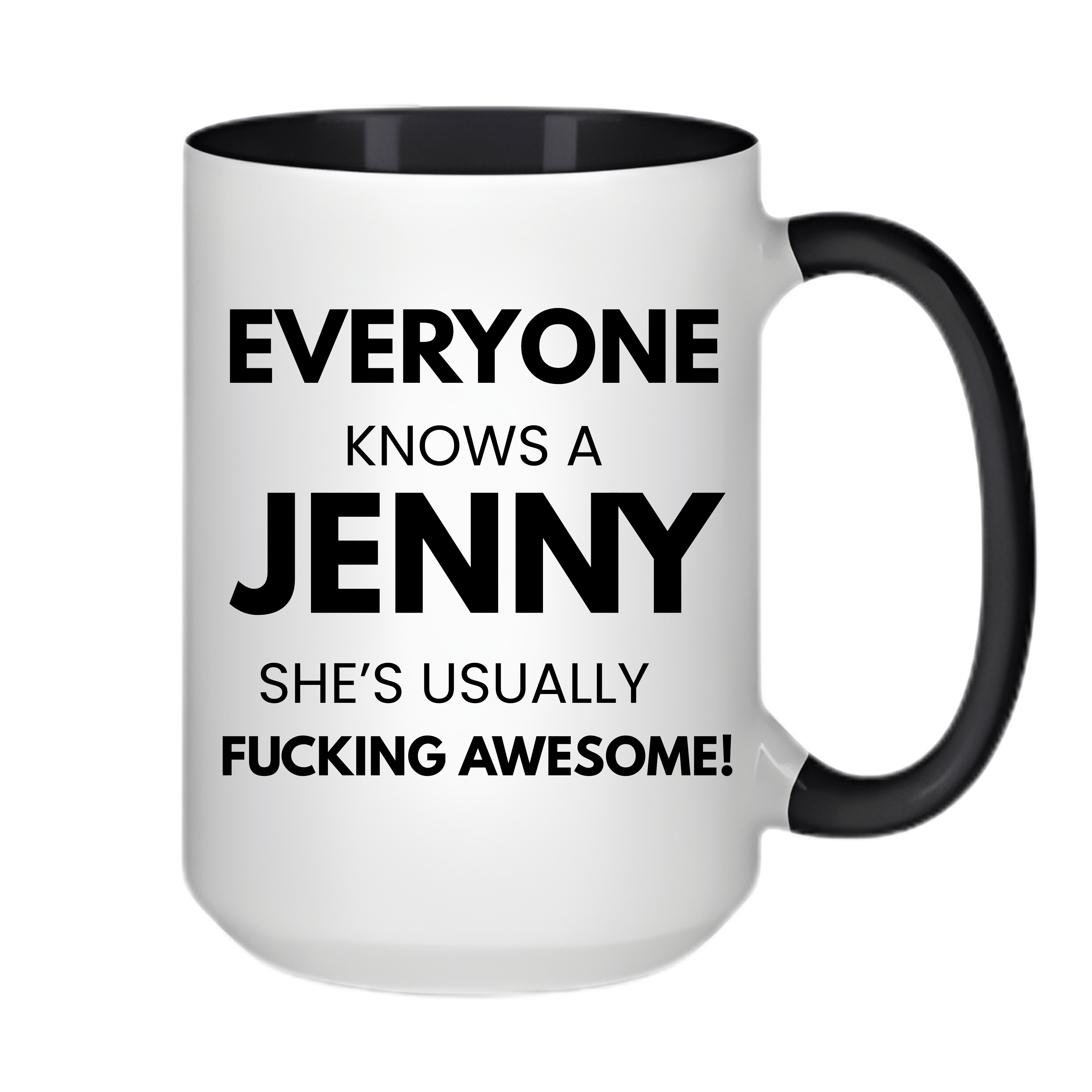 Simpli Must Have Ceramic Coffee Mug Personalised Everyone Knows a (Name)