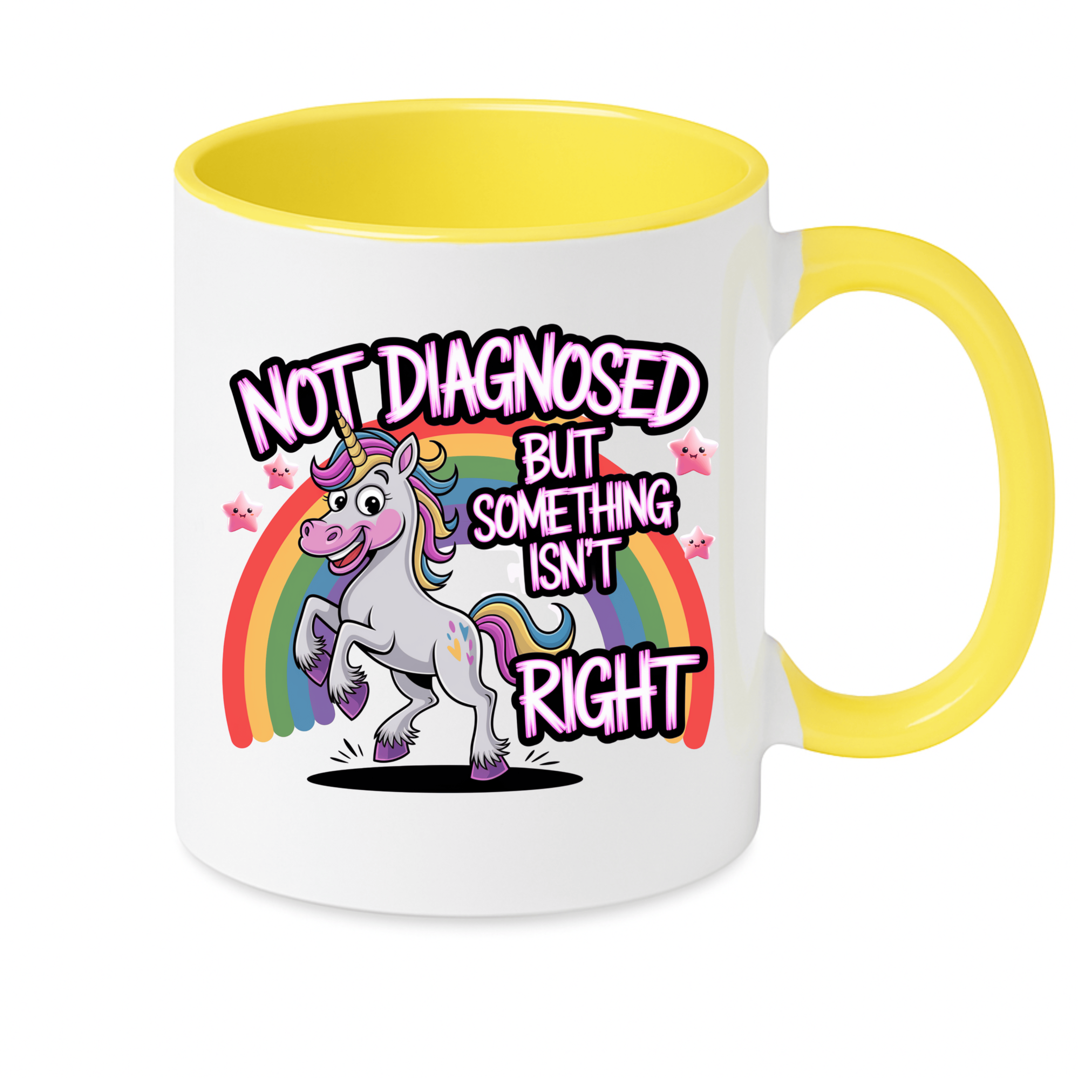 Simpli Must Have Ceramic Coffee Mug Undiagnosed but Something Isn't Right Unicorn Mug