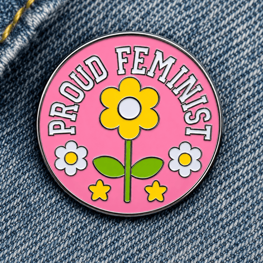 Simpli Must Have Enamel Pin Proud Feminist Enamel Brooch