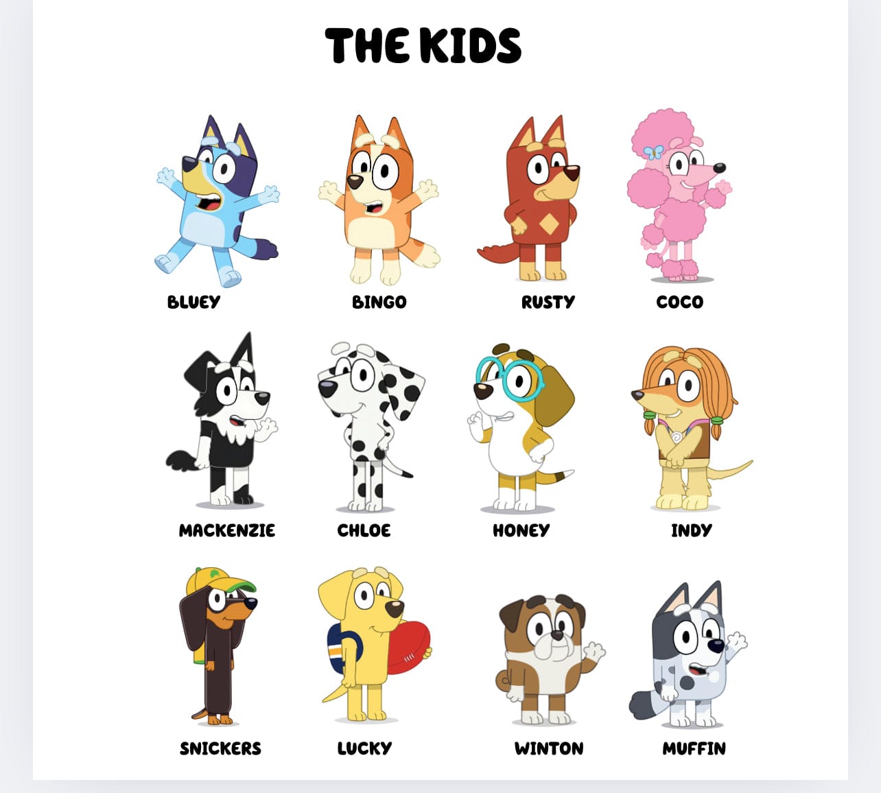 Simpli Must Have Hoodie Bluey Hoodie Personalised Mum, Gran, Nan, Aunt