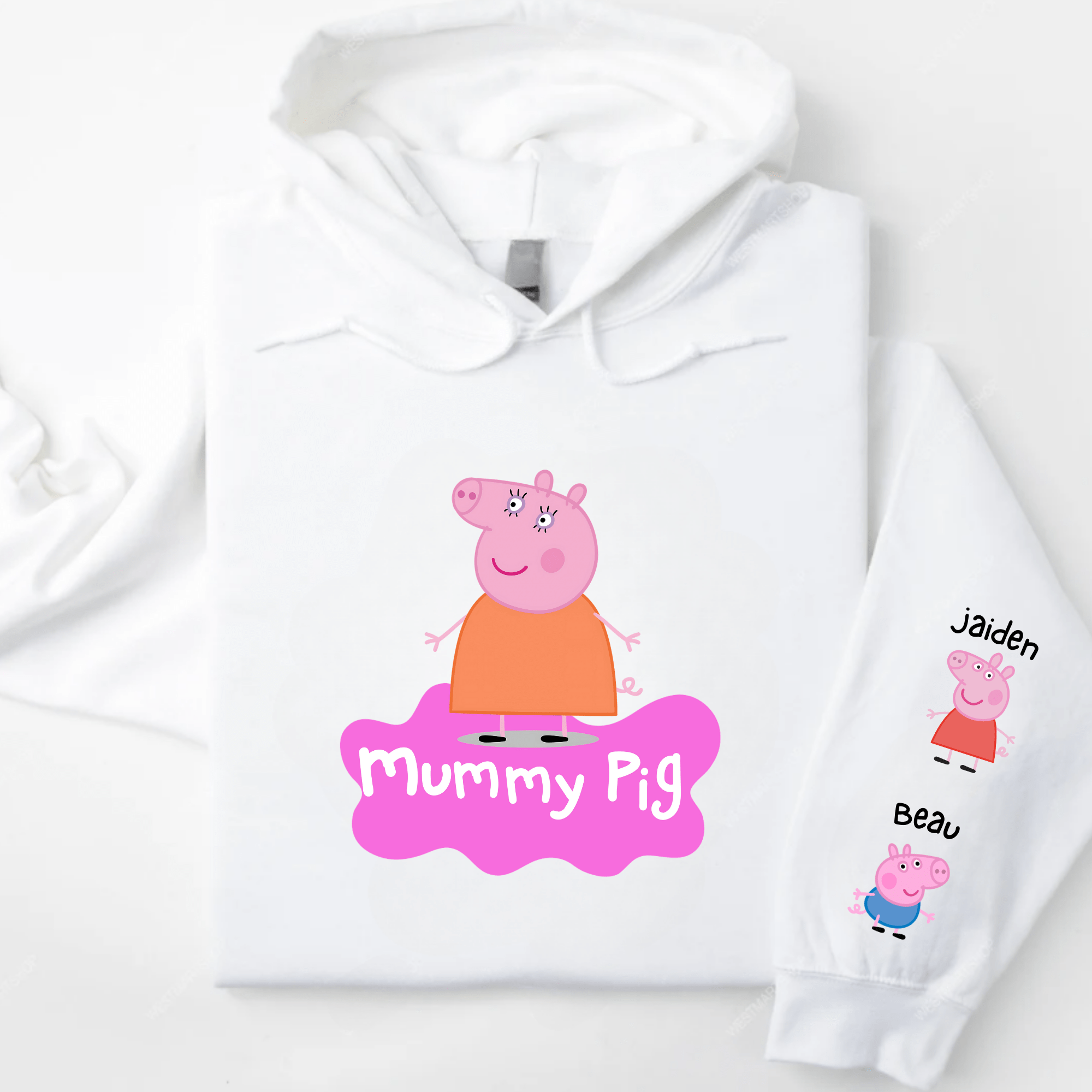 Simpli Must Have Hoodie Peppa Personalised Mum Dad Hoodies