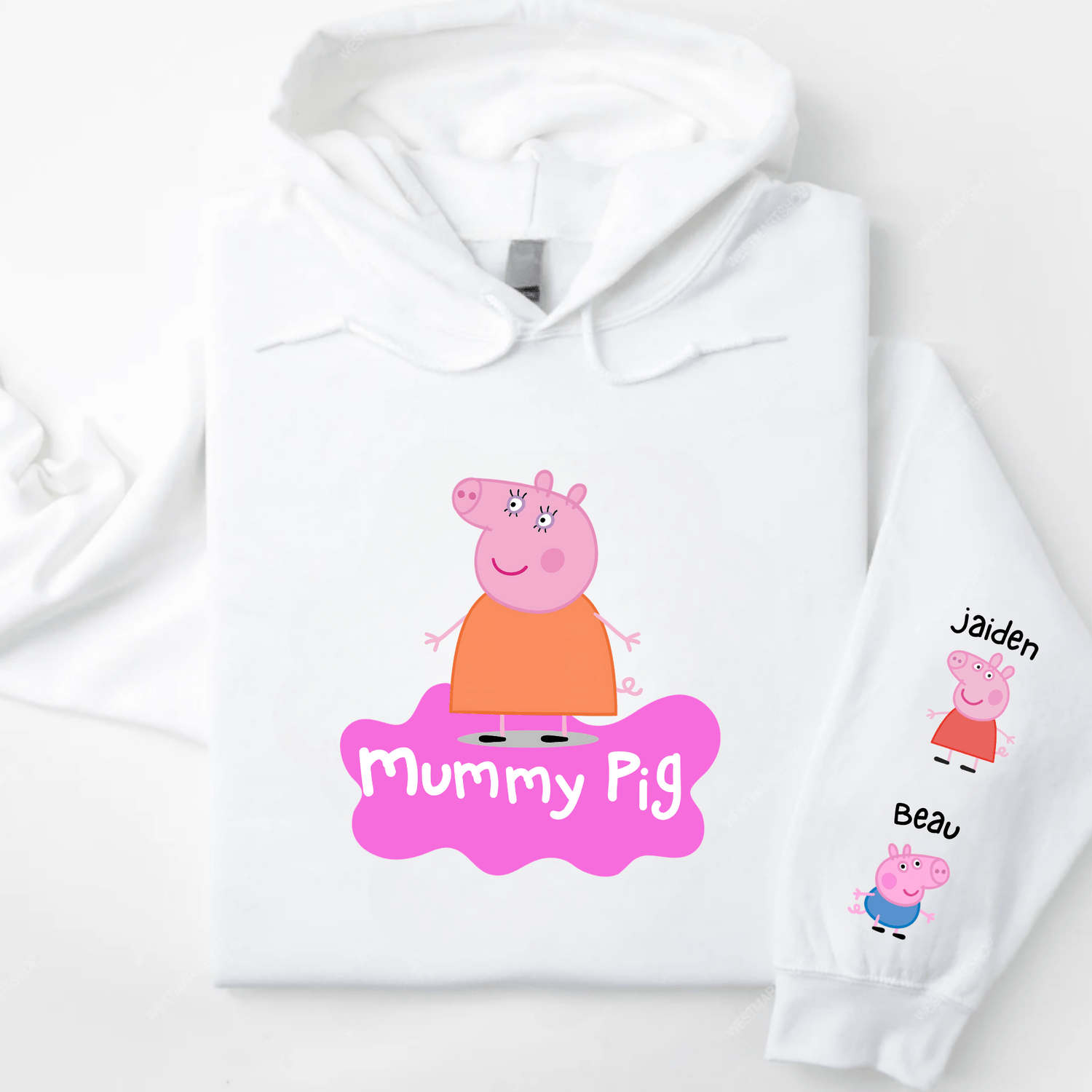 Simpli Must Have Hoodie Peppa Personalised Mum Dad Hoodies