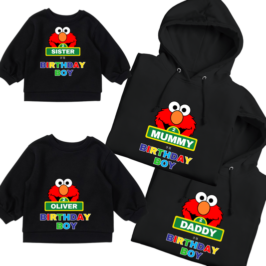 Simpli Must Have Hoodie Sesame Street Birthday Hoodies Personalised