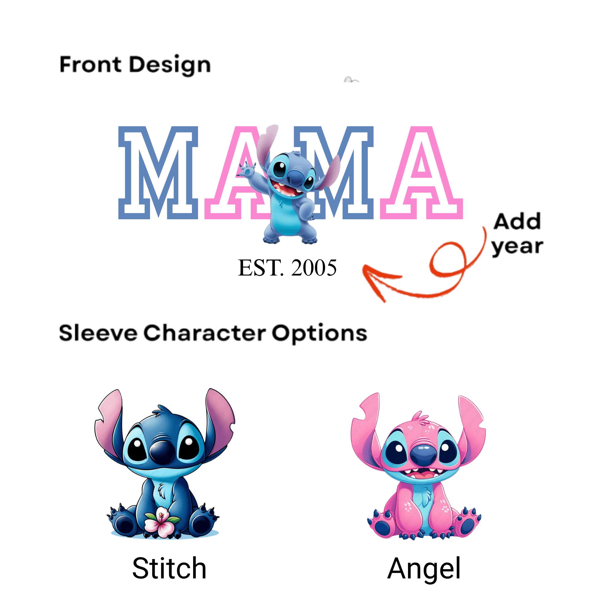 Simpli Must Have Mama Hoodie Stitch Mama Hoodie with Personalised Sleeves