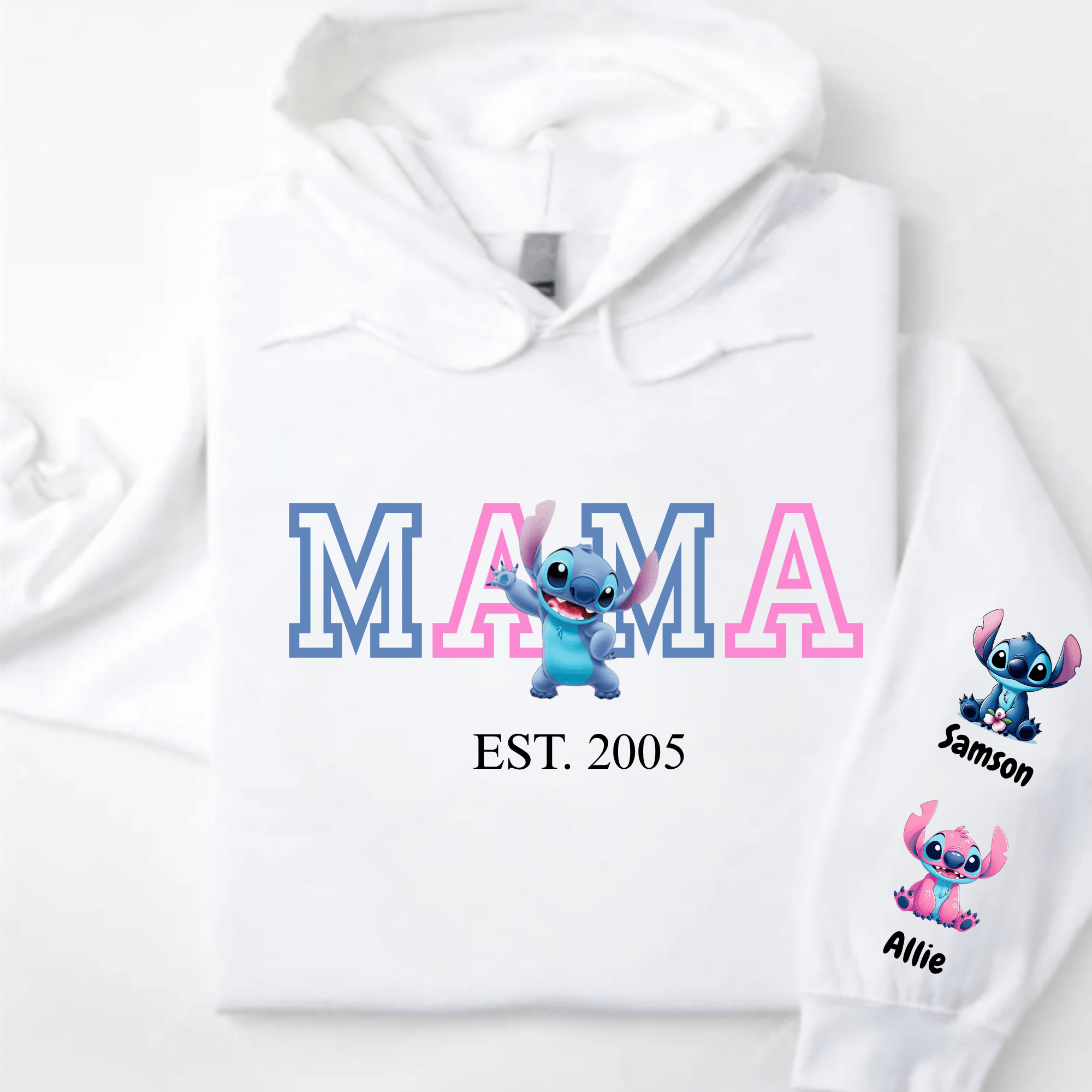 Simpli Must Have Mama Hoodie Stitch Mama Hoodie with Personalised Sleeves