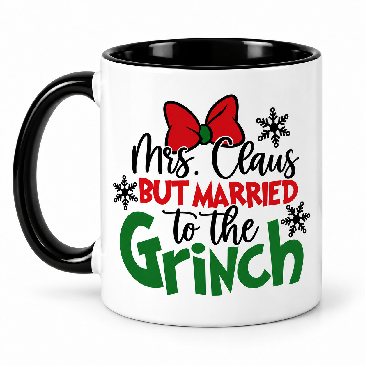 Simpli Must Have Mug Mrs Claus but Married to the Grinch Mug