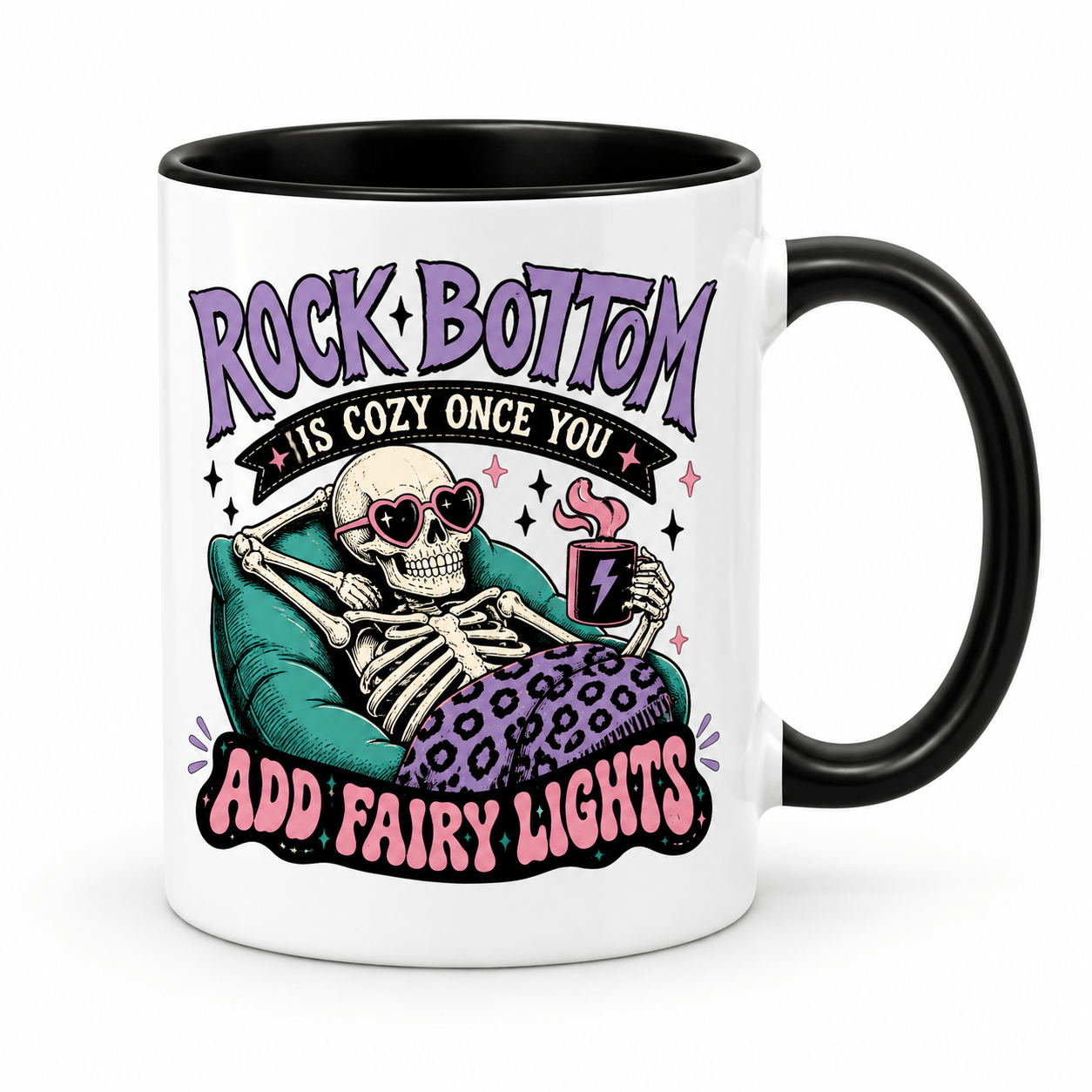 Simpli Must Have Mug Rock Bottom is Cozy Once You Add Fairy Lights Mug