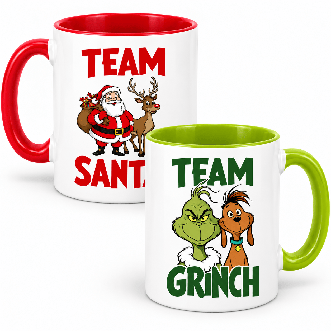 Simpli Must Have Mug Team Santa or Team Grinch Mug