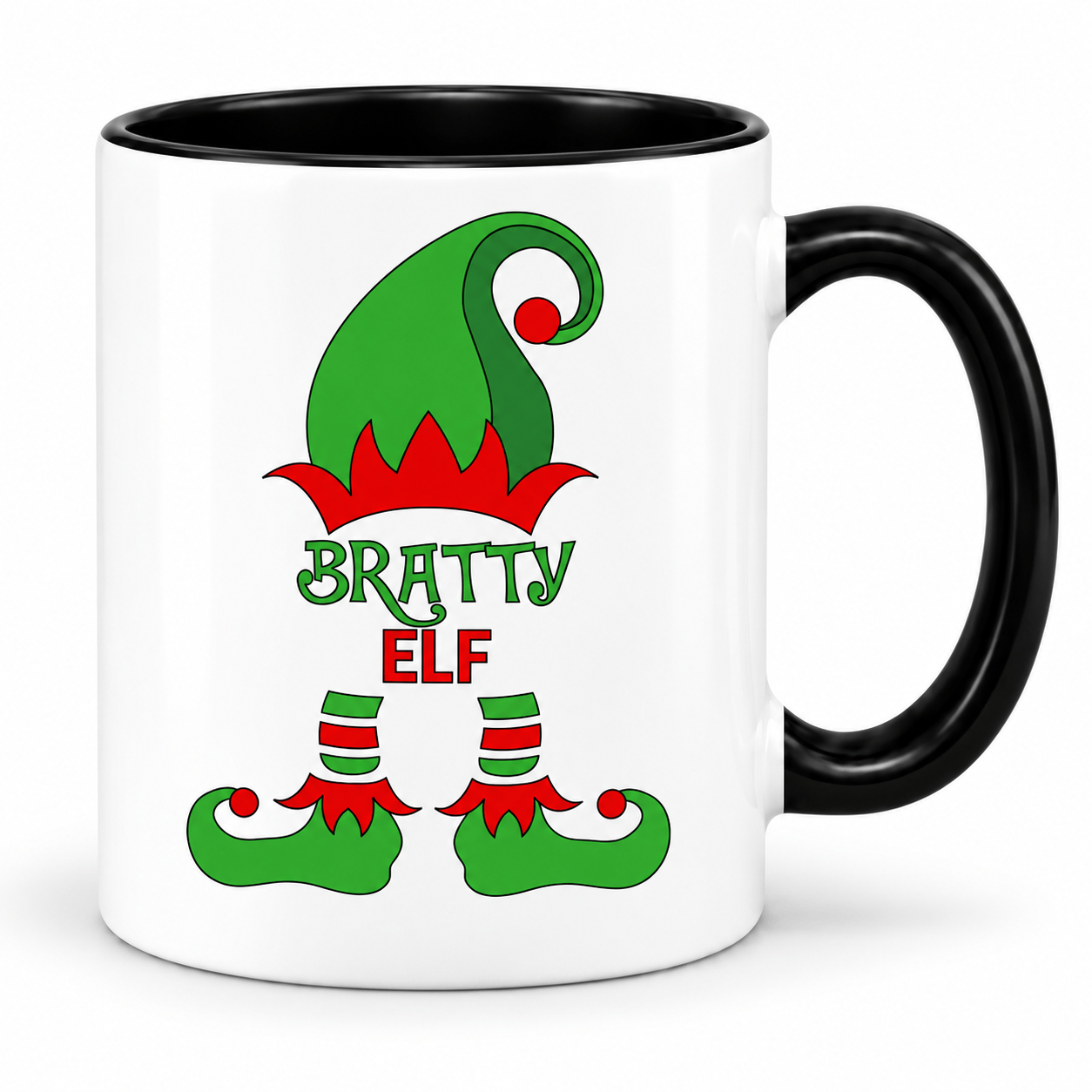 Simpli Must Have Mugs Cheeky Xmas Elf Mugs - Personalised Elf Mugs