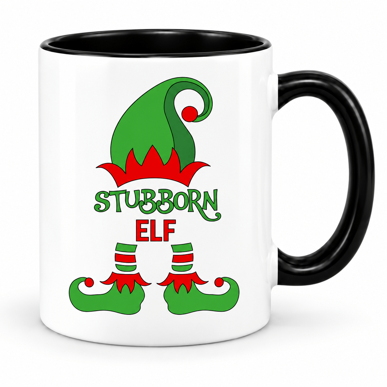 Simpli Must Have Mugs Cheeky Xmas Elf Mugs - Personalised Elf Mugs