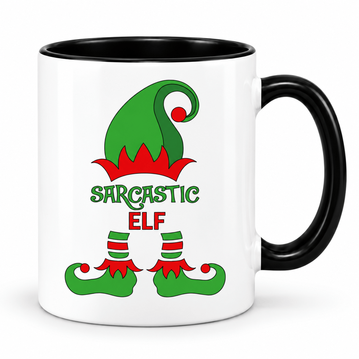 Simpli Must Have Mugs Cheeky Xmas Elf Mugs - Personalised Elf Mugs