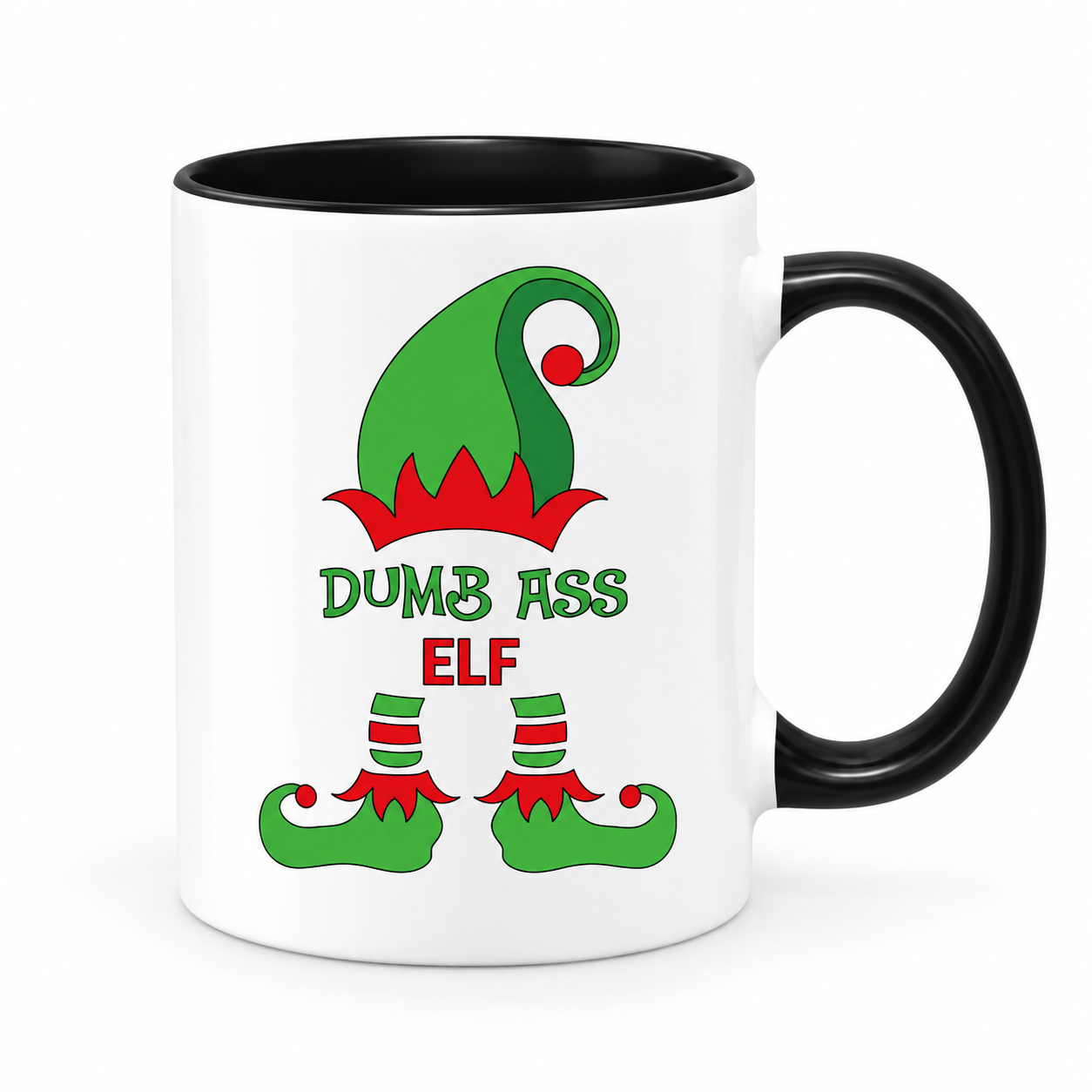 Simpli Must Have Mugs Cheeky Xmas Elf Mugs - Personalised Elf Mugs