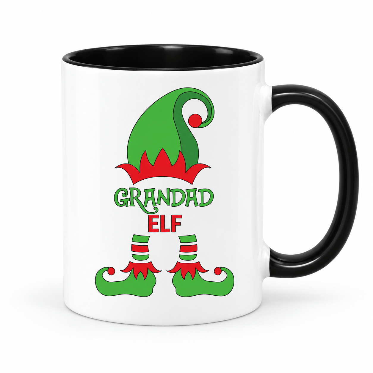 Simpli Must Have Mugs Fun Xmas Elf Mugs - Personalise to Suit Your Mood