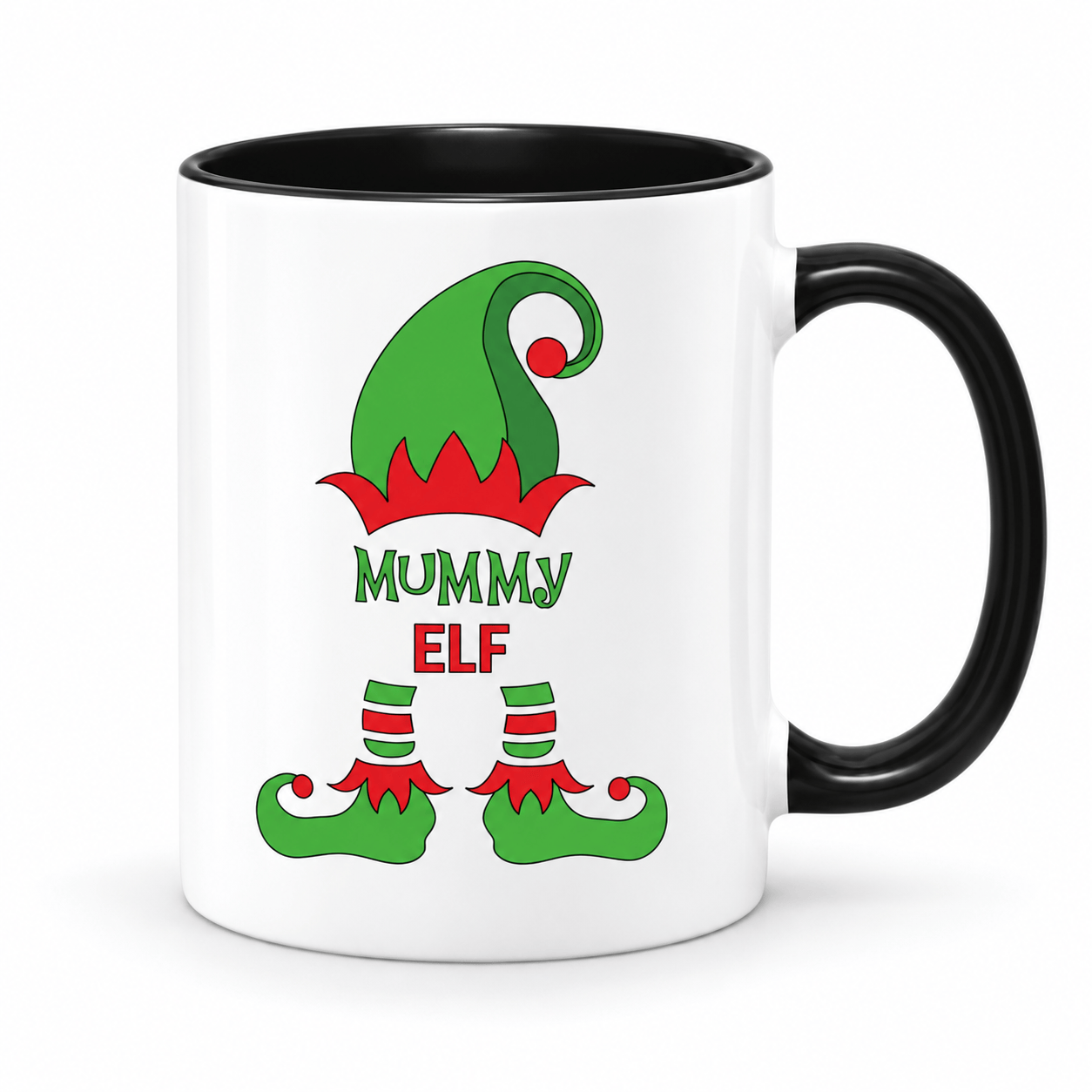 Simpli Must Have Mugs Fun Xmas Elf Mugs - Personalise to Suit Your Mood
