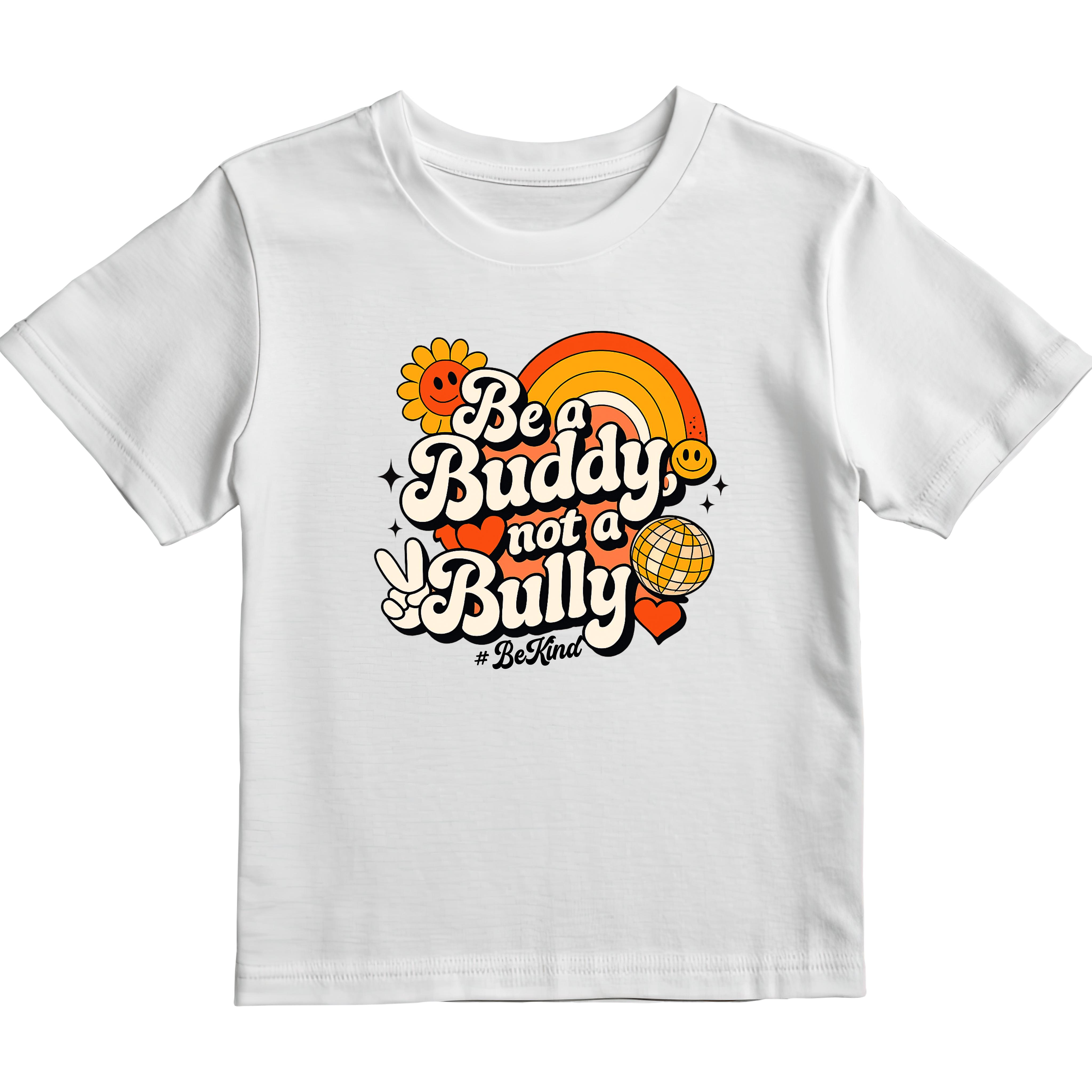 Simpli Must Have Shirts Harmony Day Be a Buddy Not a Bully Tshirt - Kids & Adult Sizes