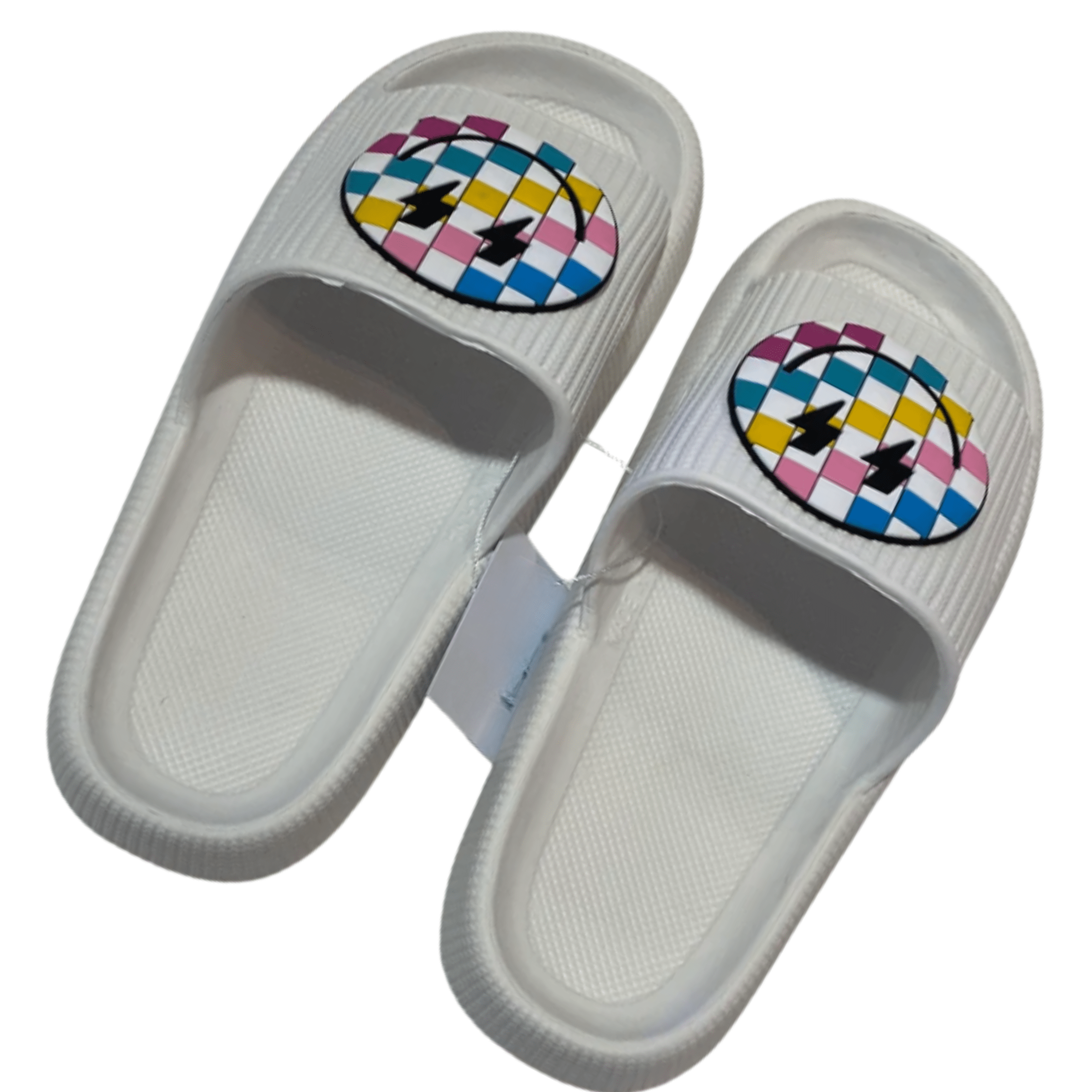 Simpli Must Have Slides Smile EVA Slides - Fun Womens Slides