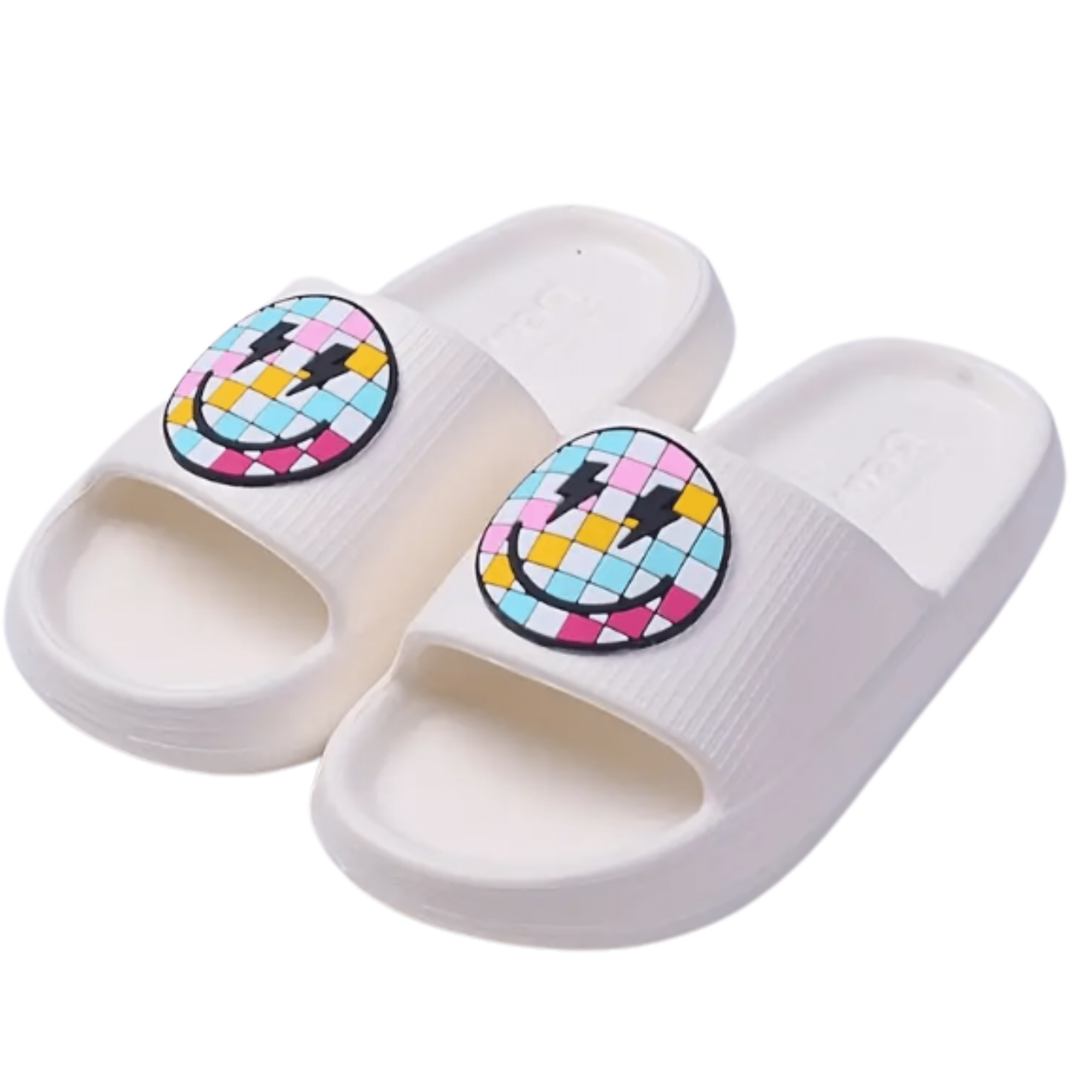 Simpli Must Have Slides Smile EVA Slides - Fun Womens Slides