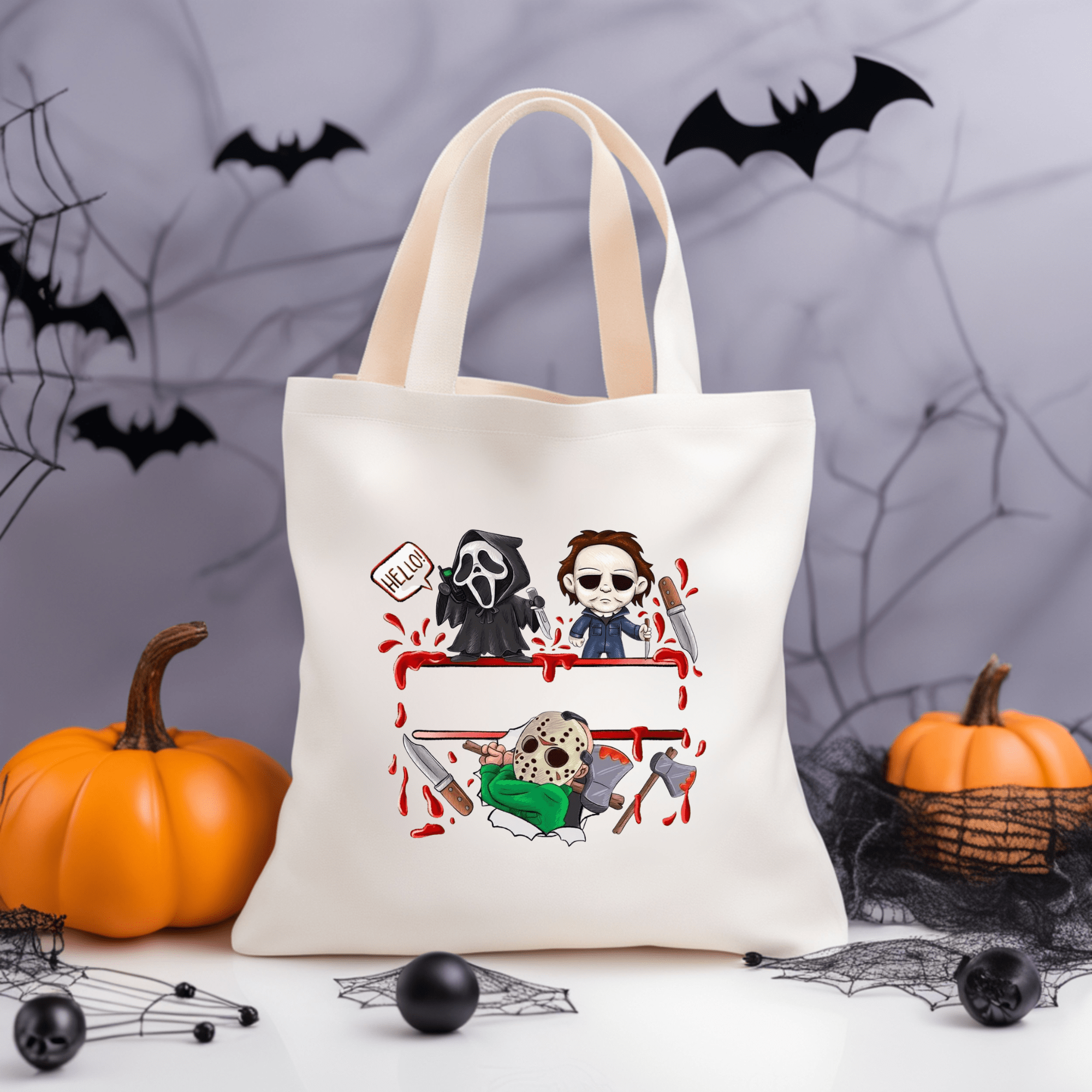 Simpli Must Have Tote Bag Mini Horror Character Tote Bag Halloween