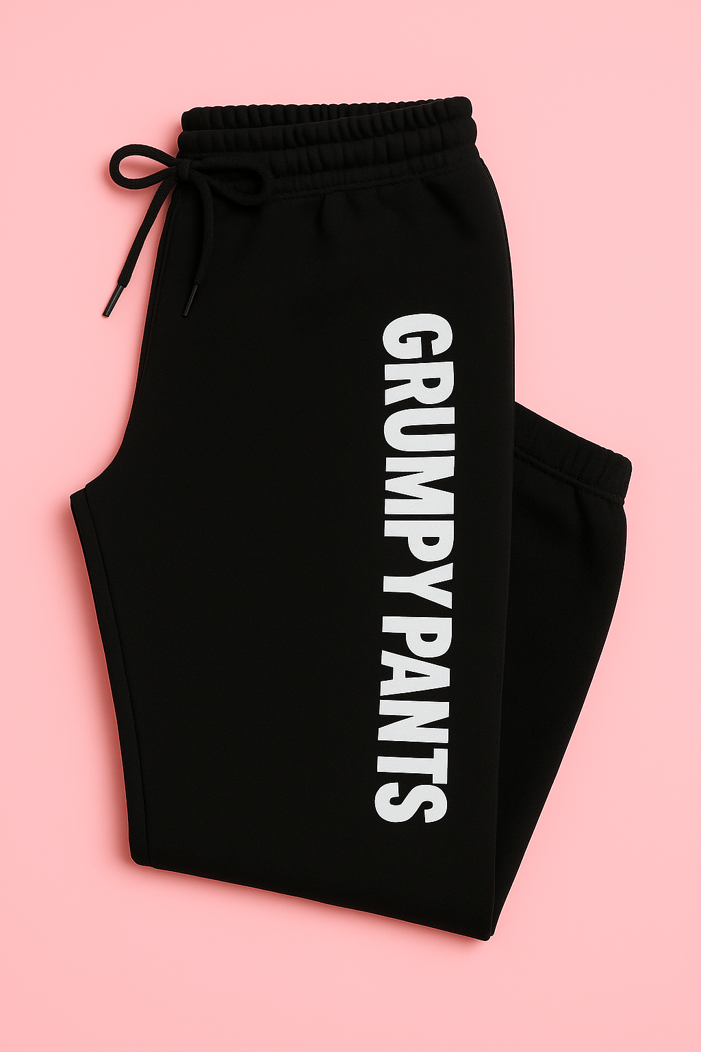 Simpli Must Have Track Pants GRUMPY PANTS Trackies Black
