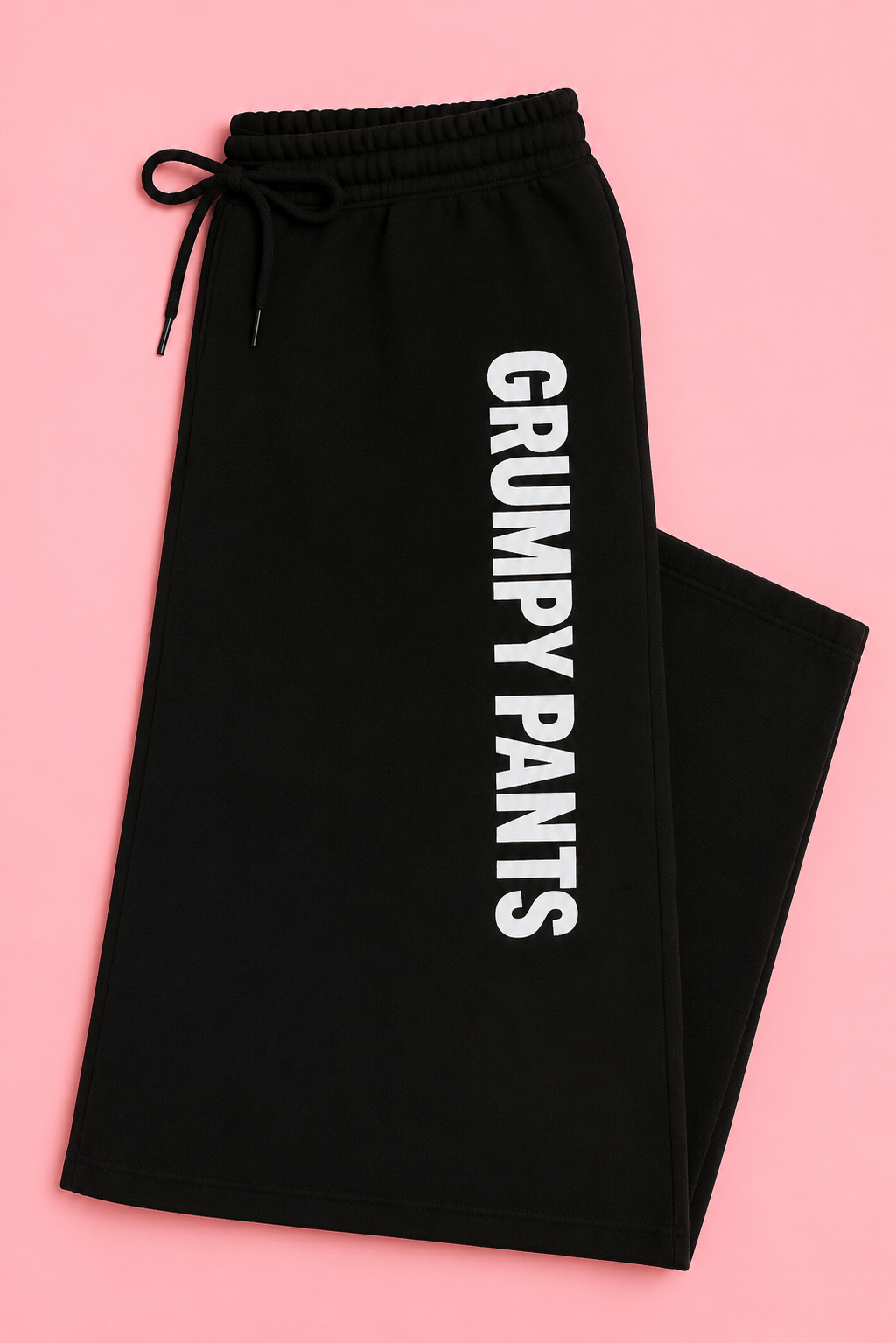 Simpli Must Have Track Pants Personalised Unisex Track Pants Black - Wide Leg