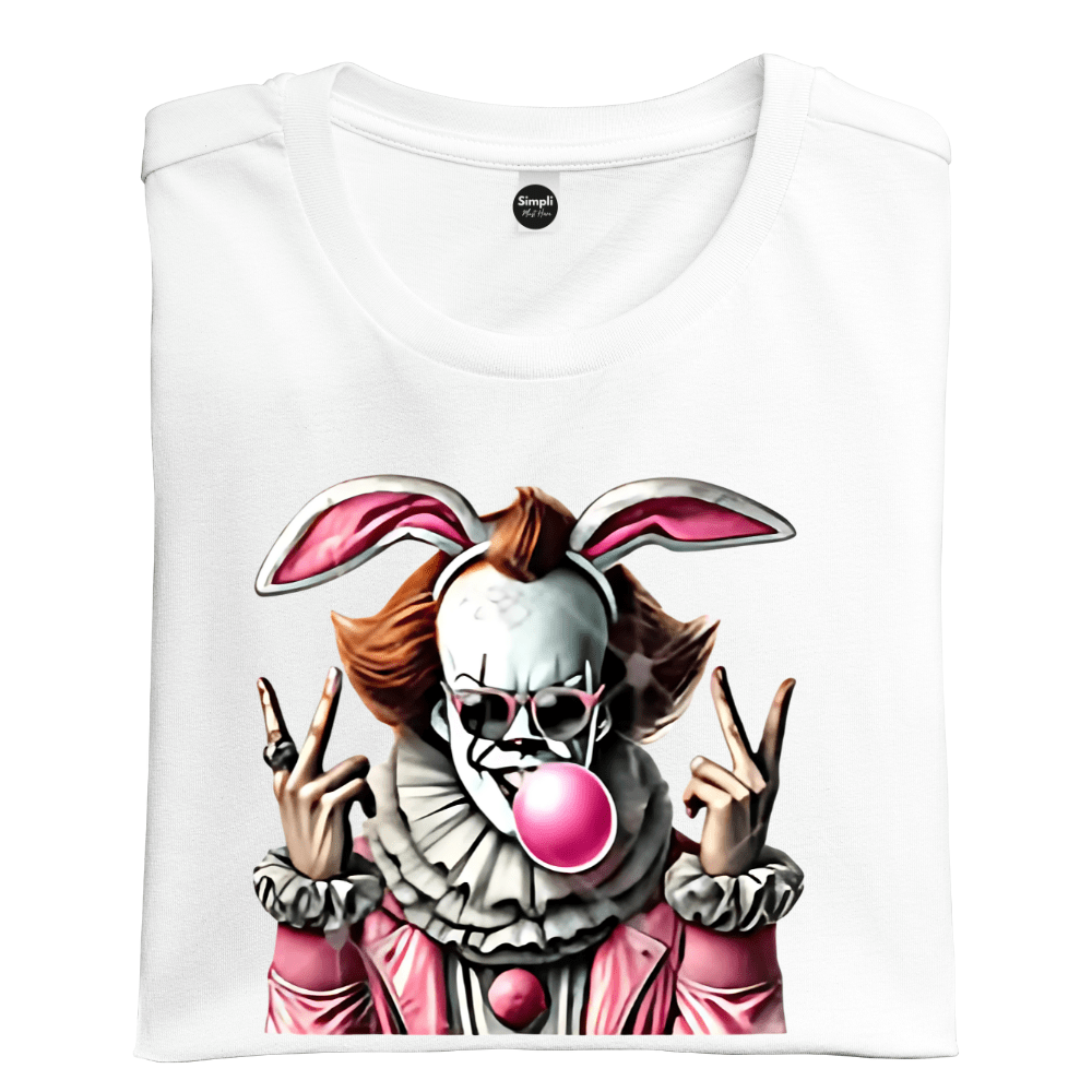 Simpli Must Have TShirt Black / S / Style 2 Horror Easter Clown Tshirt