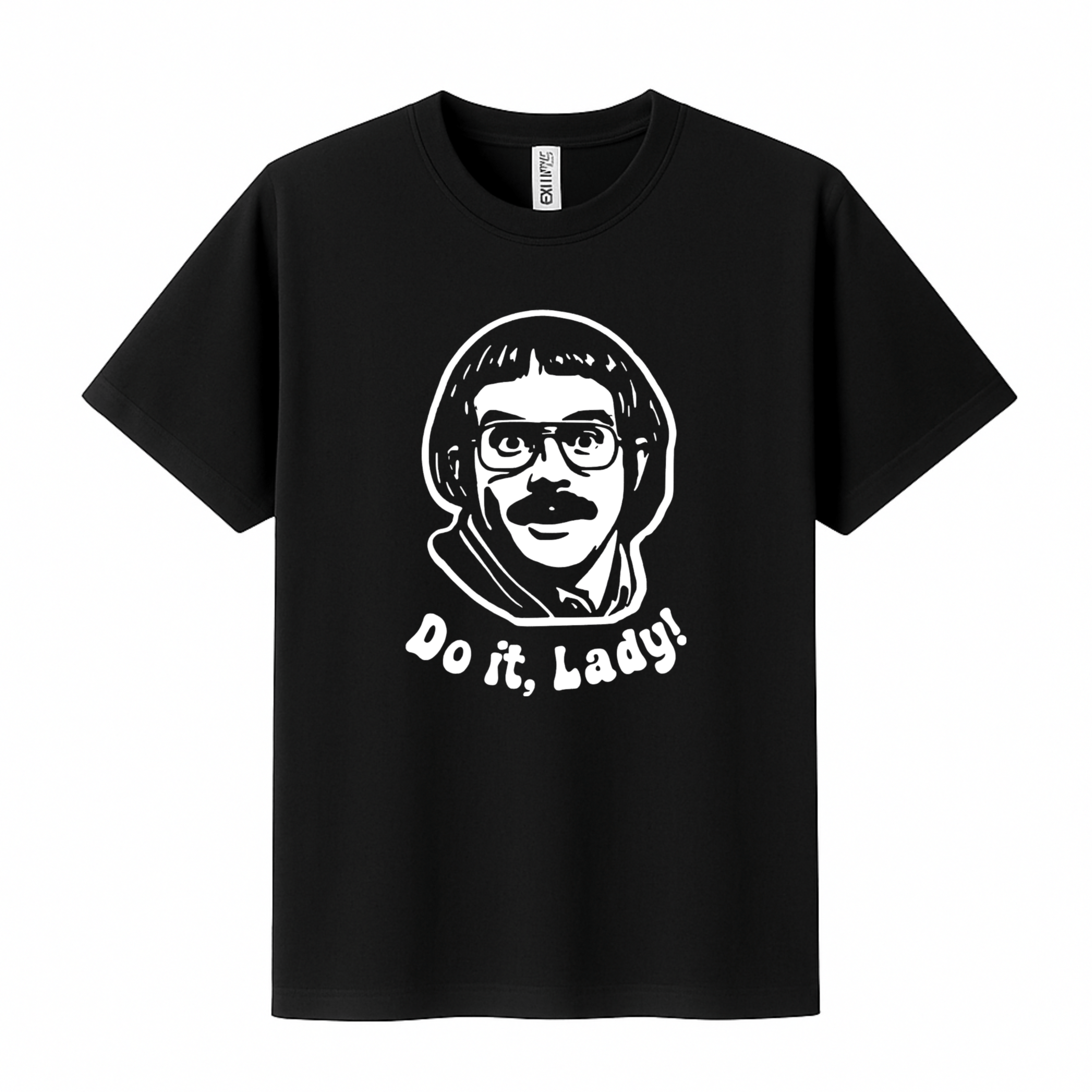 Simpli Must Have TShirt Chit Do It Lady Black T-Shirt