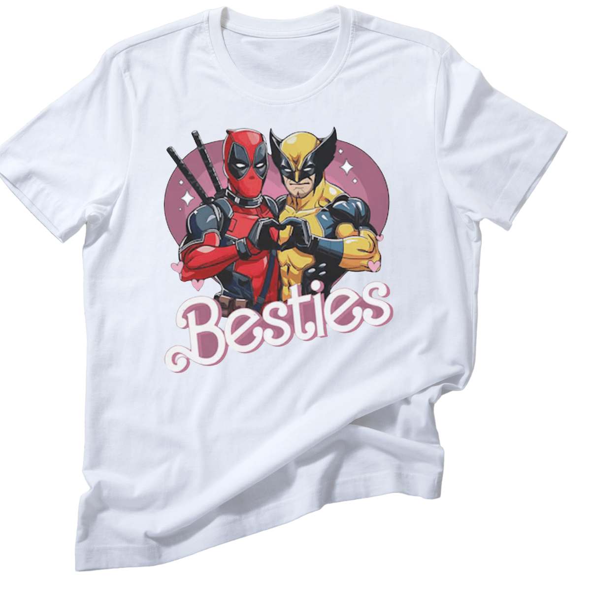 Simpli Must Have TShirt DeadPool Wolverine Besties Tshirt