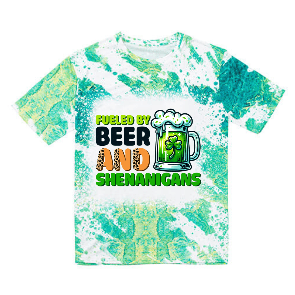 Simpli Must Have Tshirt Fueled by Beer and Shenanigans Tshirt