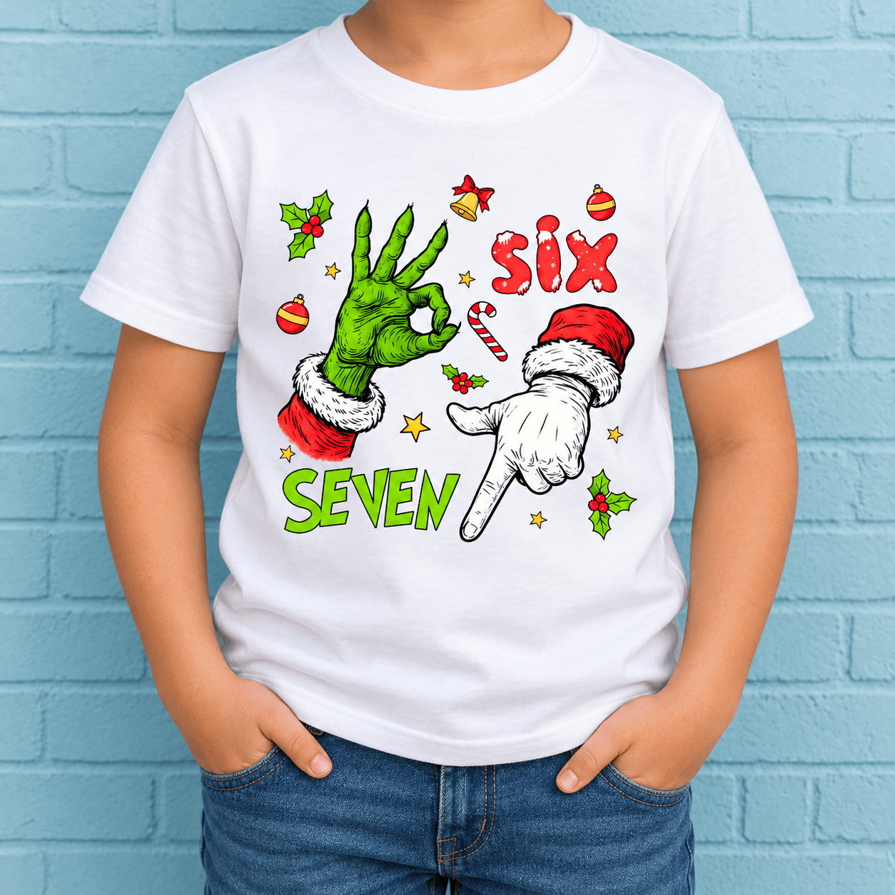 Simpli Must Have TShirt Kids Christmas 6 7 Tshirt - Six & Seven Christmas Tshirt