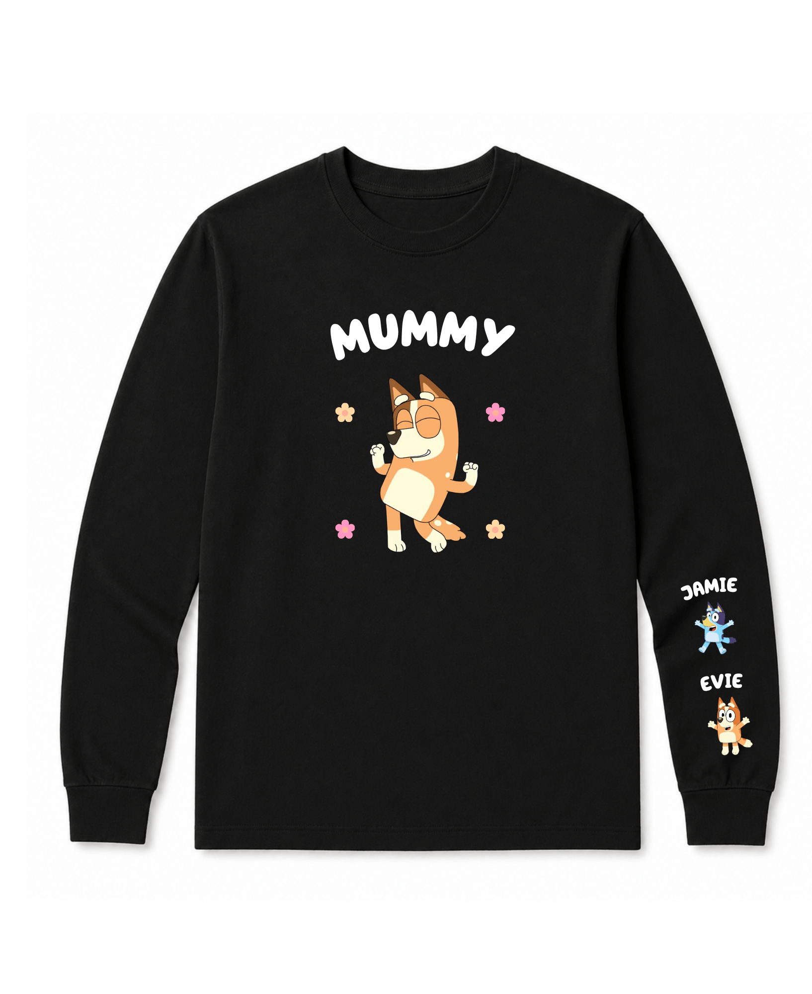 Simpli Must Have TShirt Personalised Bluey Long Sleeve TShirt