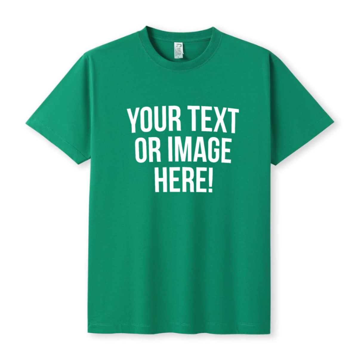 Simpli Must Have TShirt Personalised Custom Print Emerald Green Tshirts - Personalise with your design