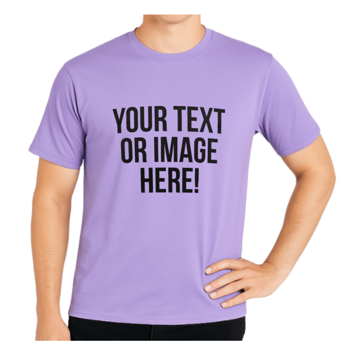 Simpli Must Have TShirt Personalised Custom Print Purple Tshirts - Personalise with your design