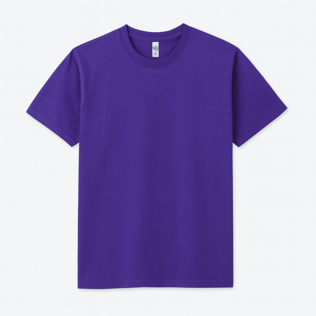Simpli Must Have TShirt Personalised Custom Print Purple Tshirts - Personalise with your design