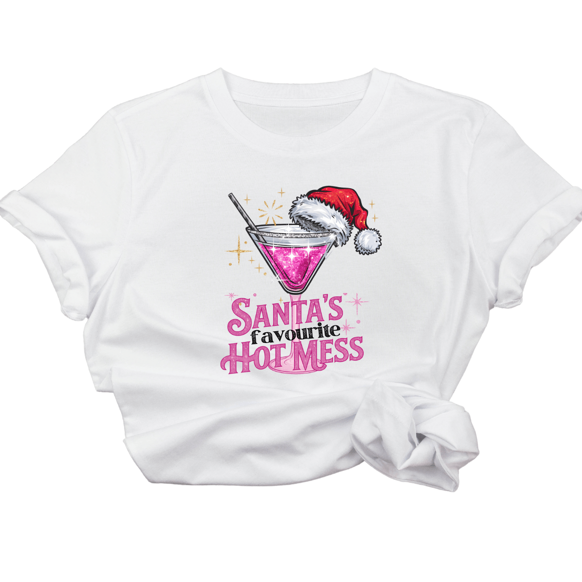 Simpli Must Have TShirt Santa's Favourite Hot Mess Tshirt