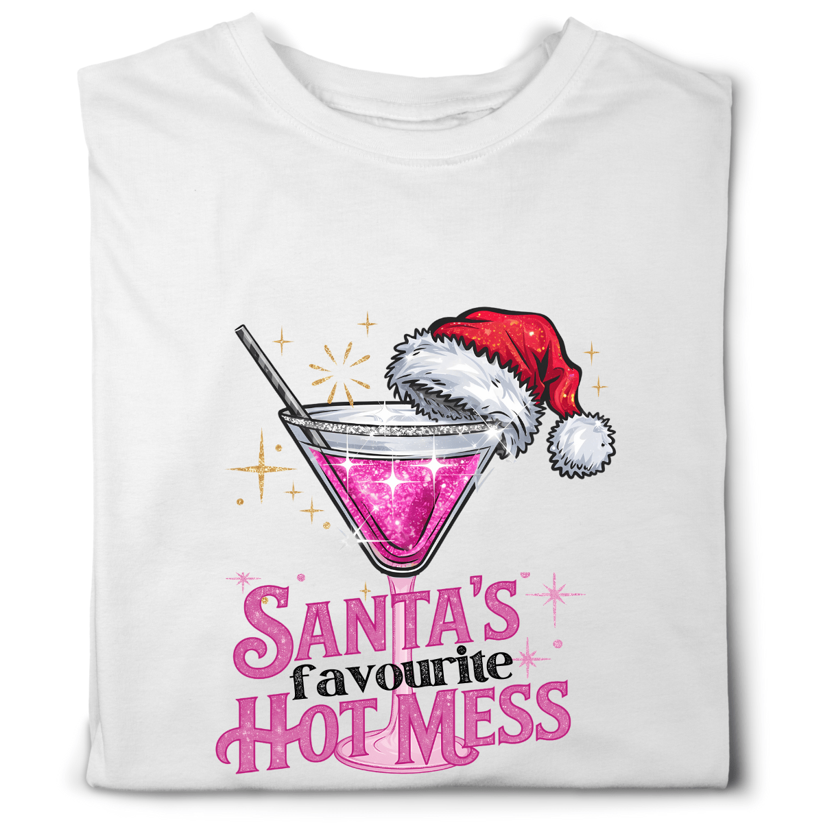 Simpli Must Have TShirt Santa's Favourite Hot Mess Tshirt