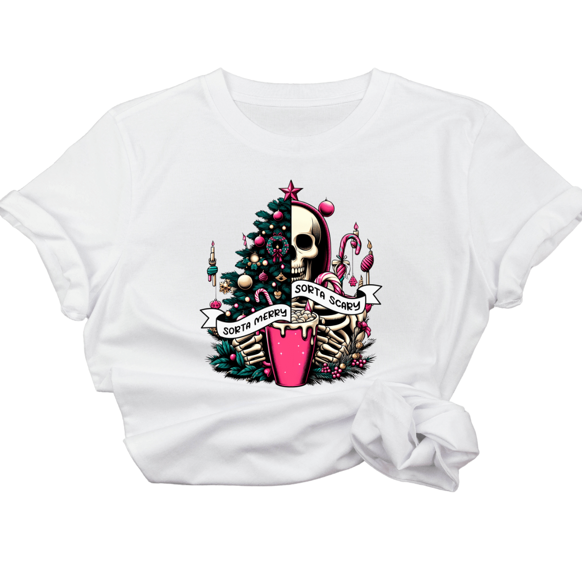 Simpli Must Have TShirt Sorta Merry Sorta Scary Tshirt