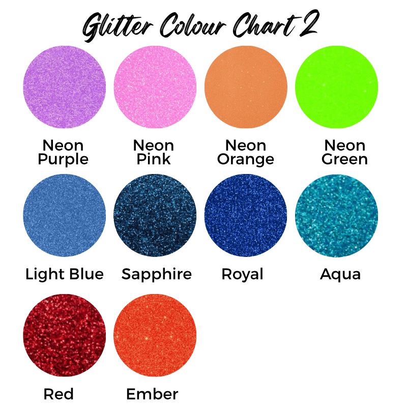 Simpli Must Have Tshirts Personalised Glitter Design Tshirts