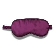 Simpli Personalised Burgandy Satin Sleep Mask