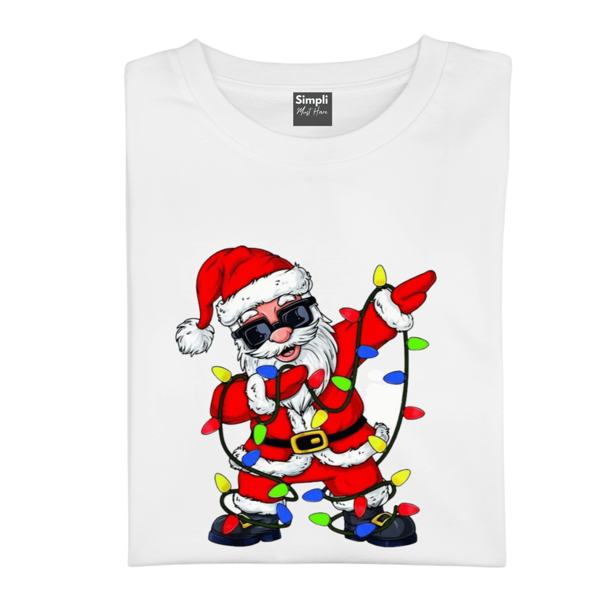 Simpli tshirt Dabbing Santa Tshirt