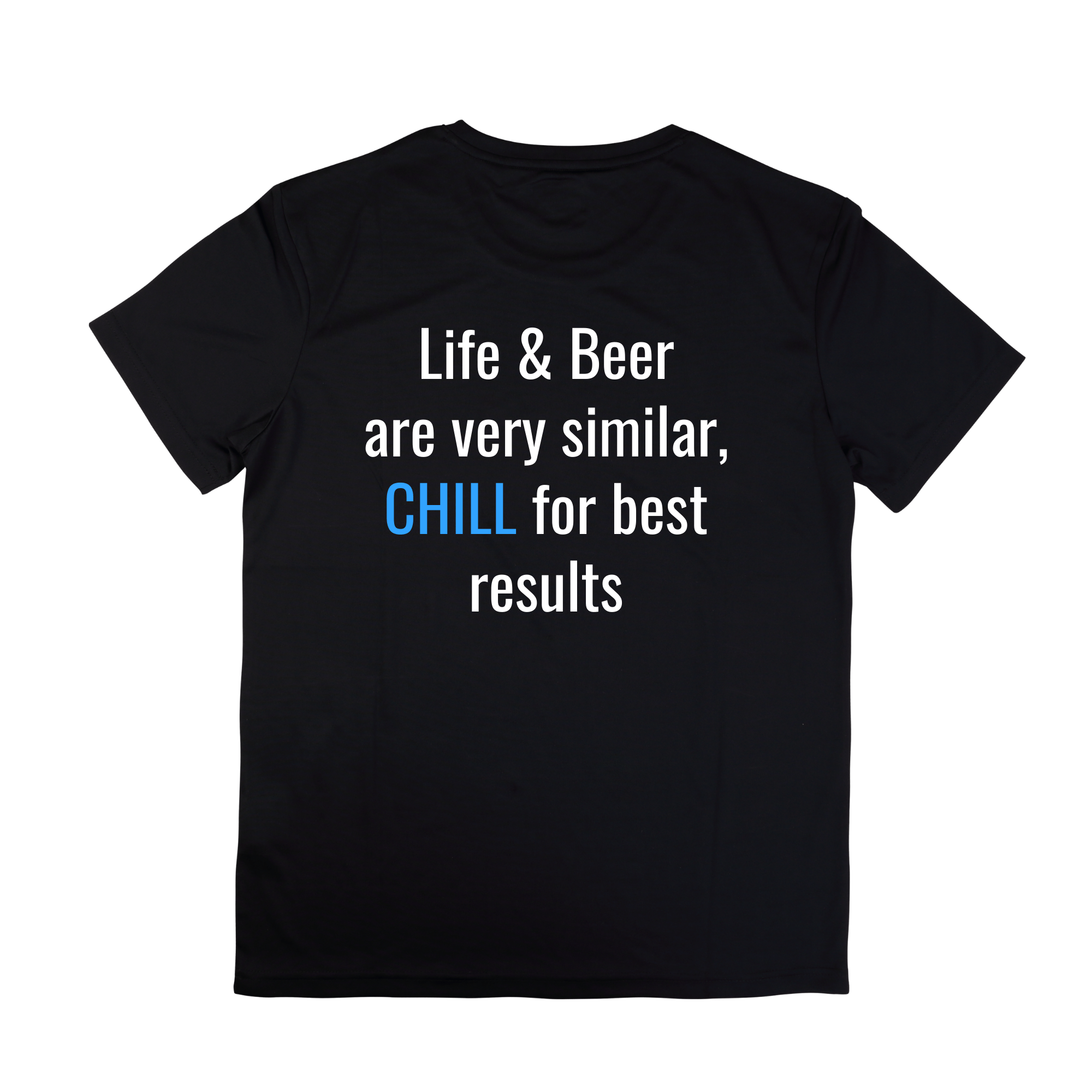 Simpli tshirt Life & Beer Chill Tshirt