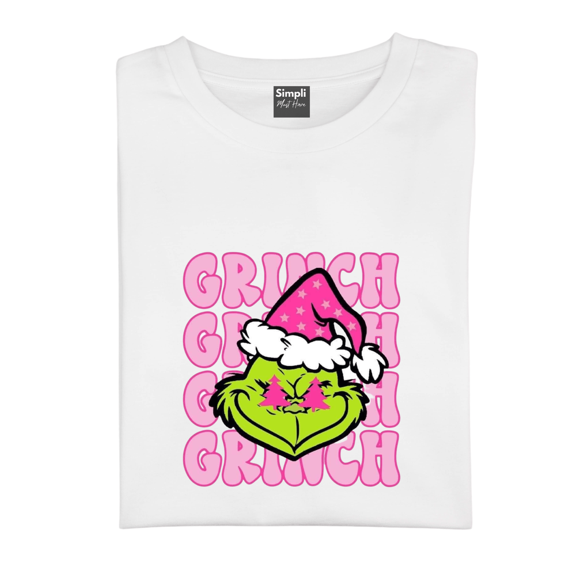 Simpli tshirt Pink Grinch Tshirt
