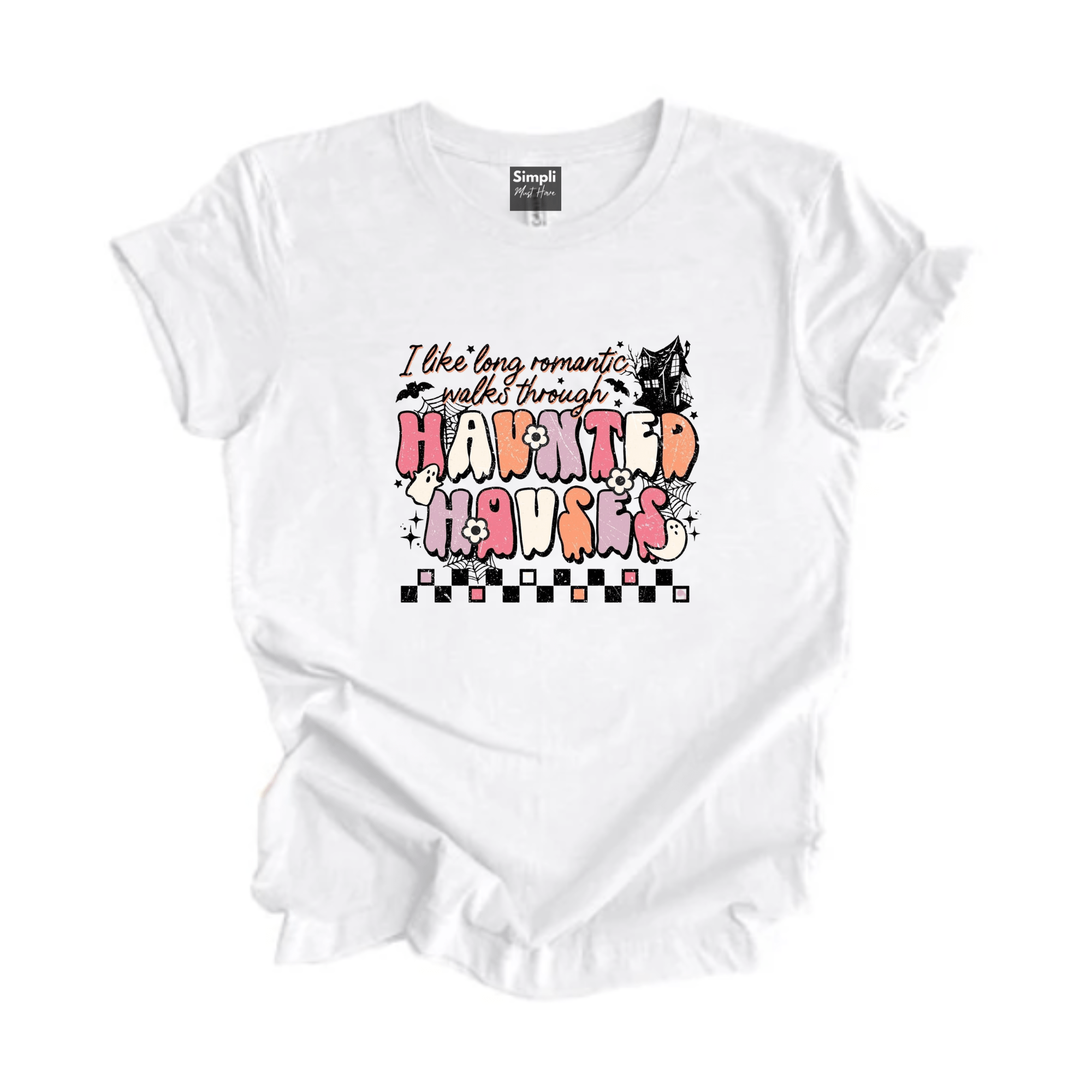 Simpli tshirt Romantic Haunted House Tshirt