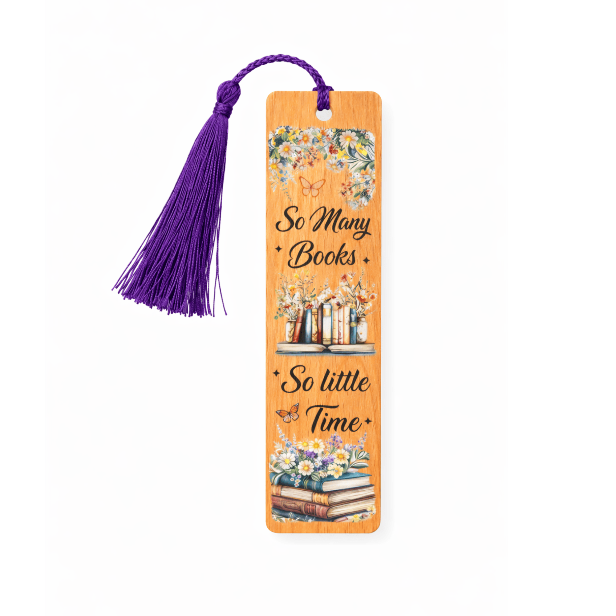 SimpliMust Bookmark Handpainted Wooden Book Marks