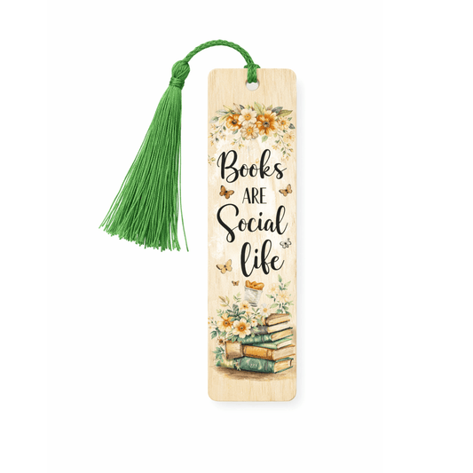 SimpliMust Bookmark Handpainted Wooden Book Marks